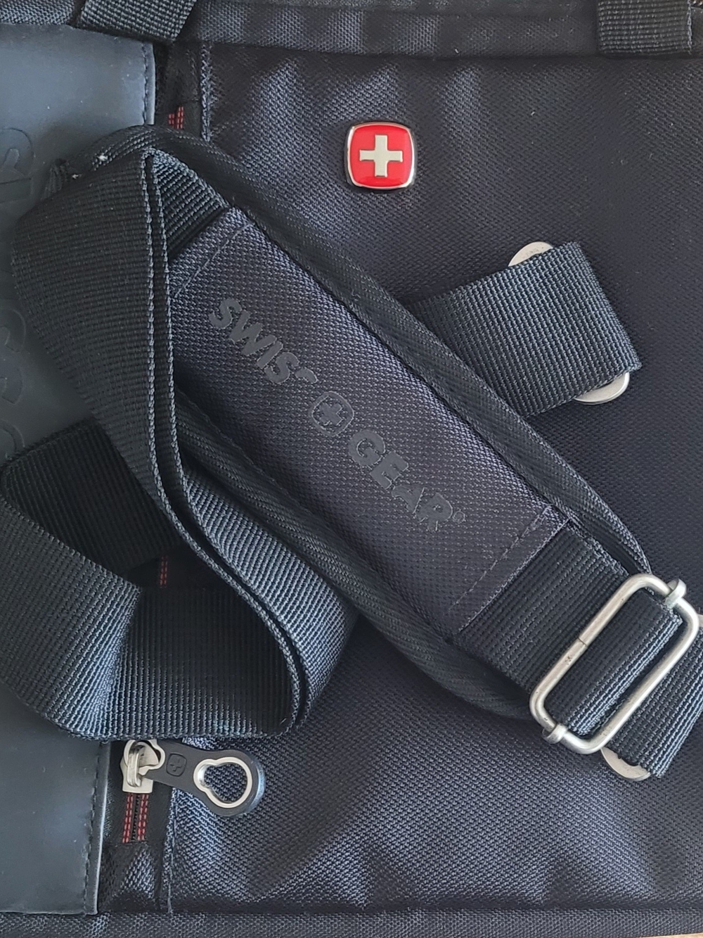 NWT SwissGear Black Tablet Shoulder Bag